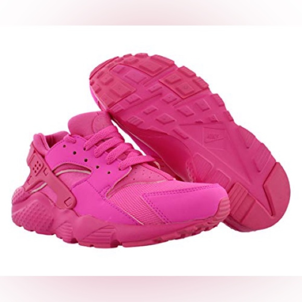 Nike HUARACHE RUN GS 'LASER FUCHSIA' 7Y new with no box